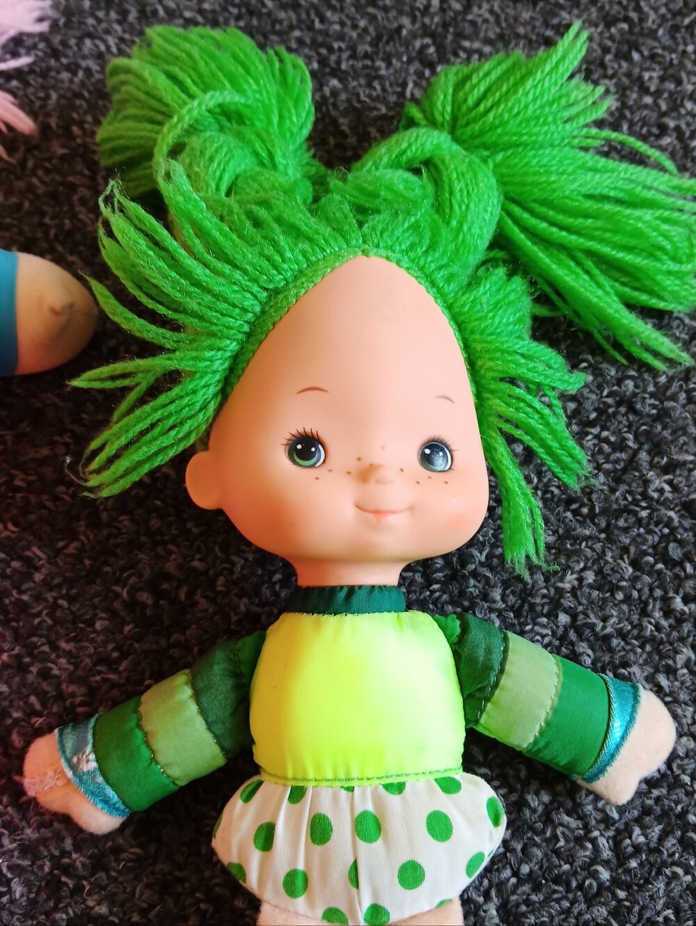 1983 Rainbow Brite, Tickled Pink & Mini Baby Brite Vintage Doll Set, 80s Kids - Picture 3 of 14